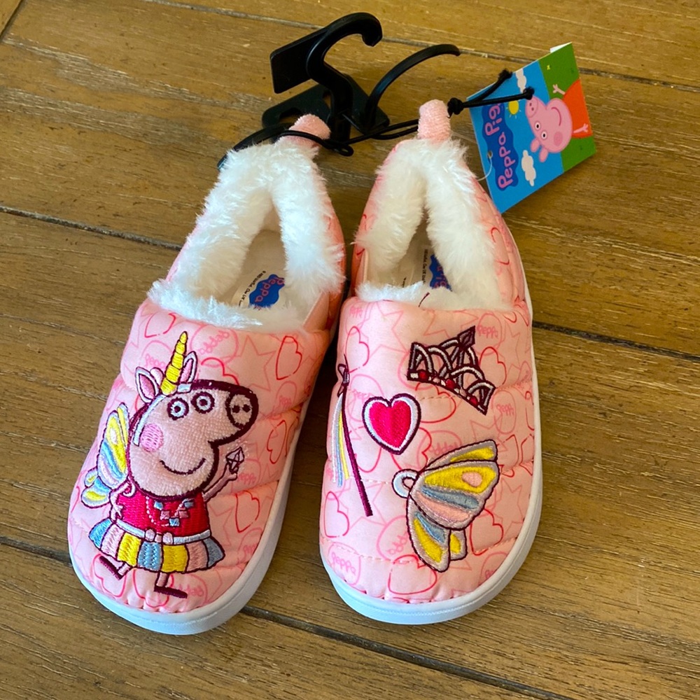 Peppa pig toddler slip on shoes